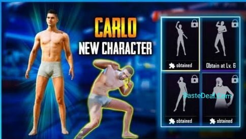 PUBG Mobile Free Carlo Character Voucher