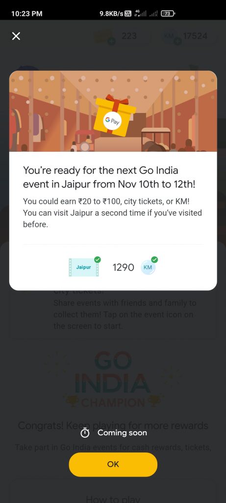 Google Pay Go India Jaipur Event Quiz Answers 