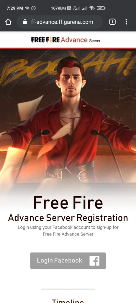 Free Fire Advance Server OB25 Update Download