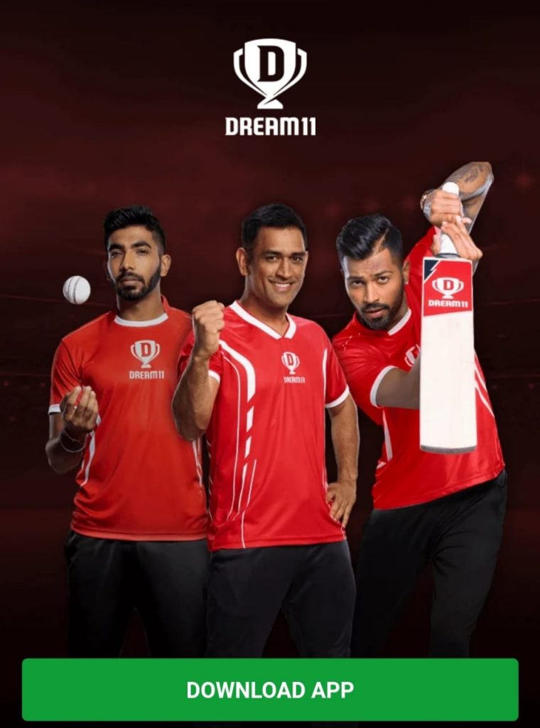 Dream11 Top 1 Cricket Fantasy In India