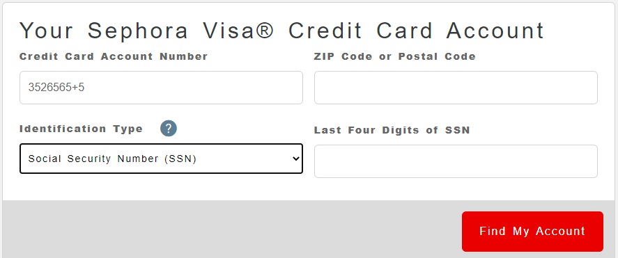 Register For Sephora Credit Card Account
