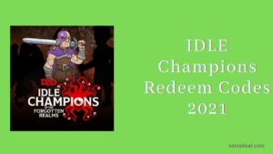 Idle Champions redeem code