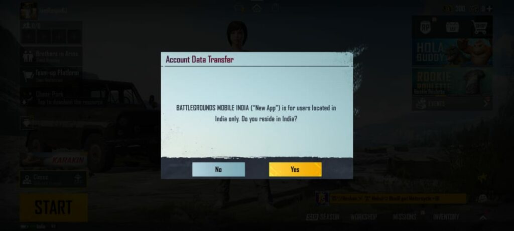 How To Transfer Data From PUBG Mobile To BGMI