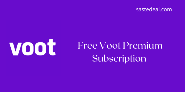 Free Voot Premium Subscription Tricks
