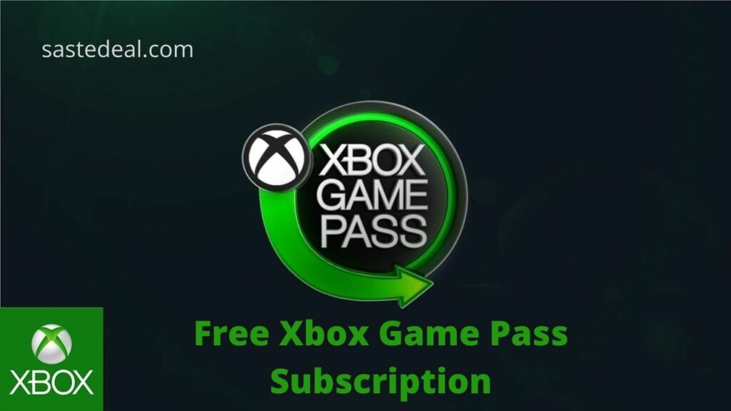 Free Xbox Game Pass Subscription