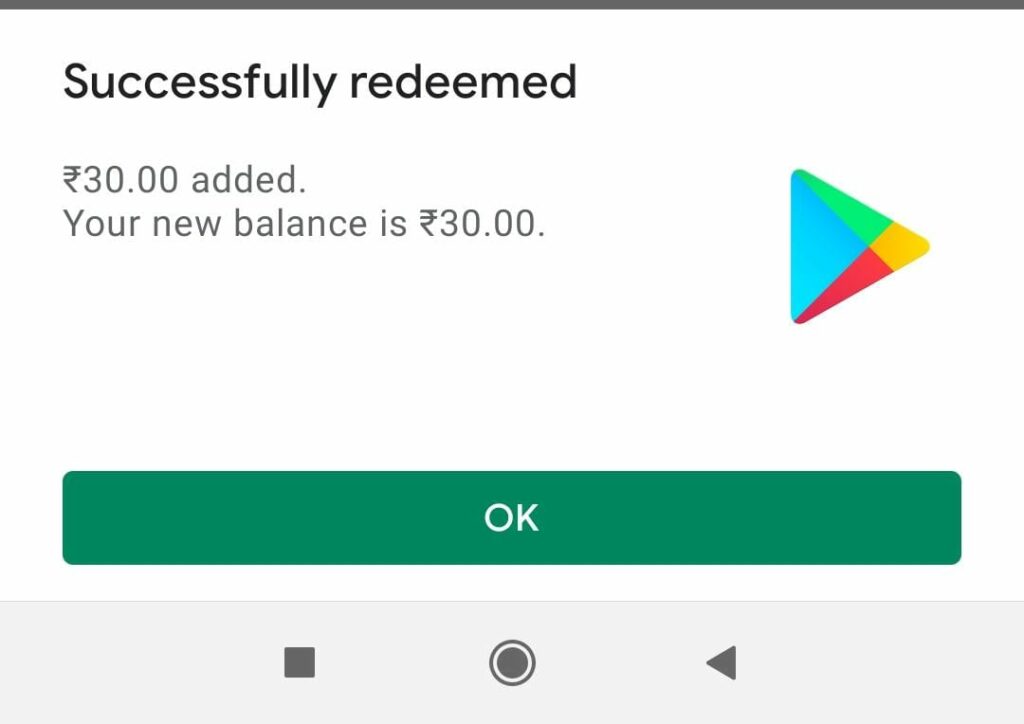Google Play Gift Code Redemption
